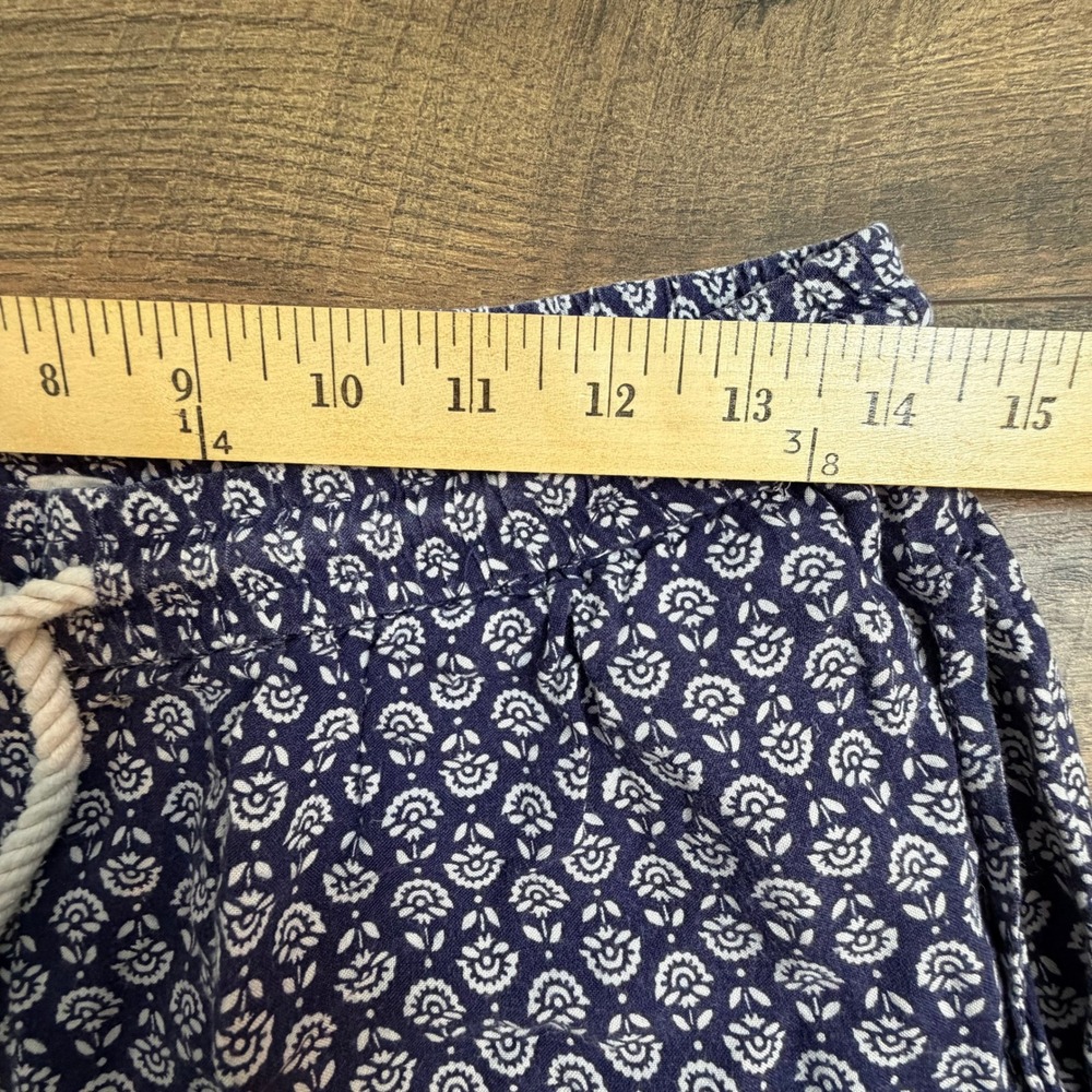 Roxy Purple White Floral Paisley Boho Beach Lounge Pants‎ Drawstring Small - Picture 9 of 11